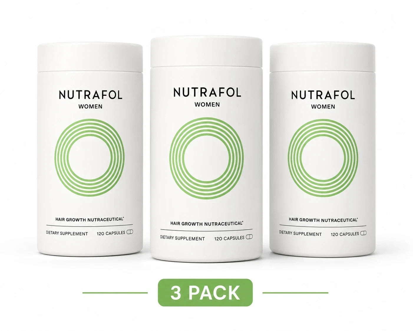 Pack of 3 Women’s Hair Growth Supplement 360 Caps – Fast Shipping Ages 18 - 44