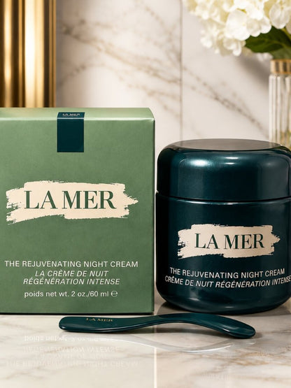 La Mer The Rejuvenating Night Cream 2 oz / 60ml Luxury Anti-Aging Moisturizer