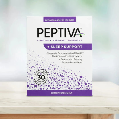Peptiva 26 Billion Multi-Strain Probiotic and Sleep Support 30 Capsules