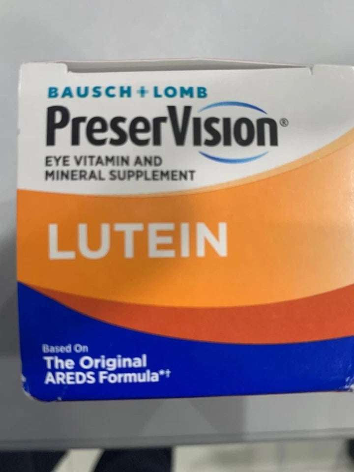 Bausch & Lomb PreserVision AREDS Lutein Eye supplement 120 Softgels