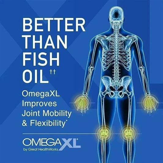 OmegaXL Joint Support Supplement | 300 Softgels | Natural Joint & Muscle Support | 1 Pack