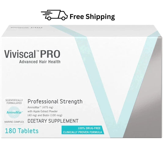 4 Pack of Viviscal PRO Advance Hair Growth Supplement 180