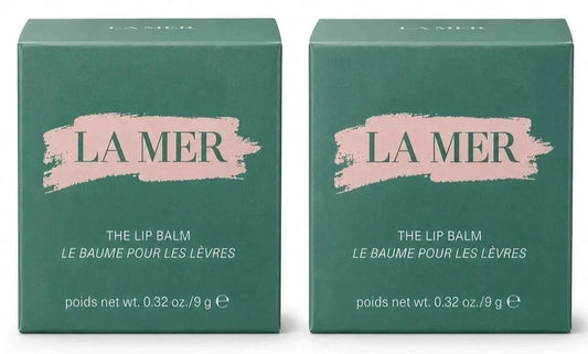PACK OF 2 La Mer The Lip Balm 0.32 oz 9g NeW &FRESH STOCK & Sealed Box Fit And Glow